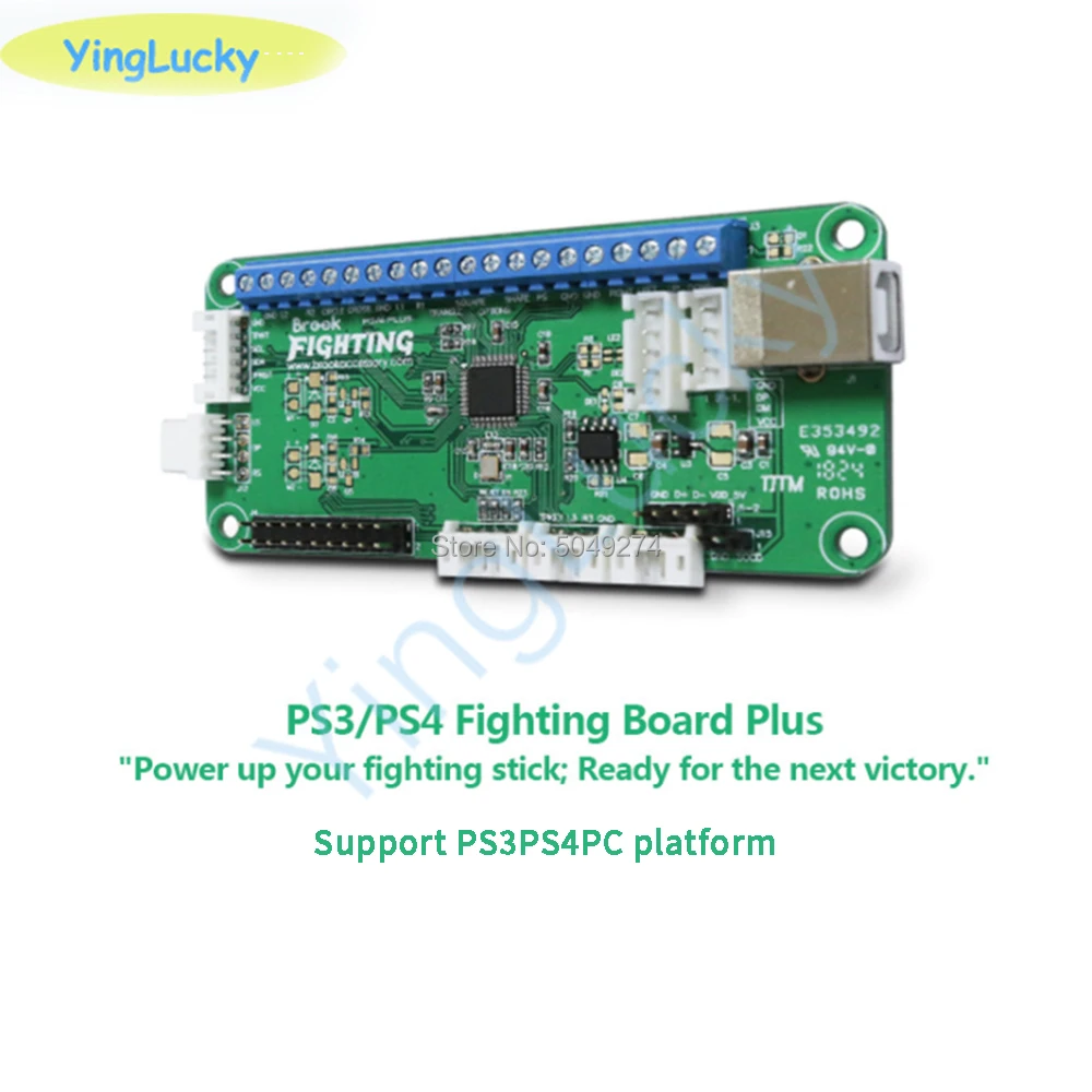 

Arcade Universal Fighting encoder Plus 3in1 PCB Arcade Fighting Stick Kit for PS3/PS4/PC with Headers Support Touchpad/Turbo Key