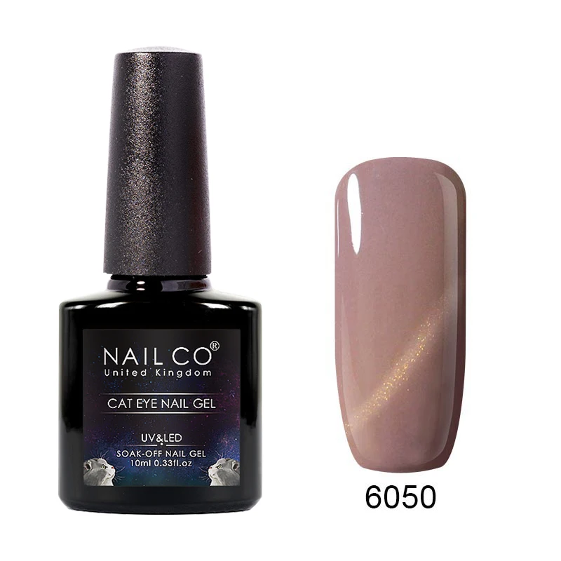 6050 NAILCO Гель-лак для ногтей кошачий глаз 10 мл Радужный цвет УФ светодиодный Гель-лак для ногтей впитывающий лак для ногтей Гель-лак - Цвет: 6050