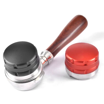 

53mm 58mm Stainless Steel Adjustable Mini Tamper Smart Leveler Dual Head Press Tool Coffee Distributor Non-Slip Barista