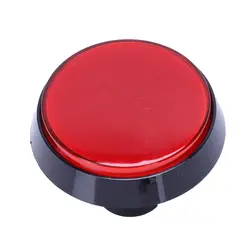 Светодиодные лампы 52 мм Диаметр круглая нажимная кнопка w концевой переключатель для аркадная видеоигра