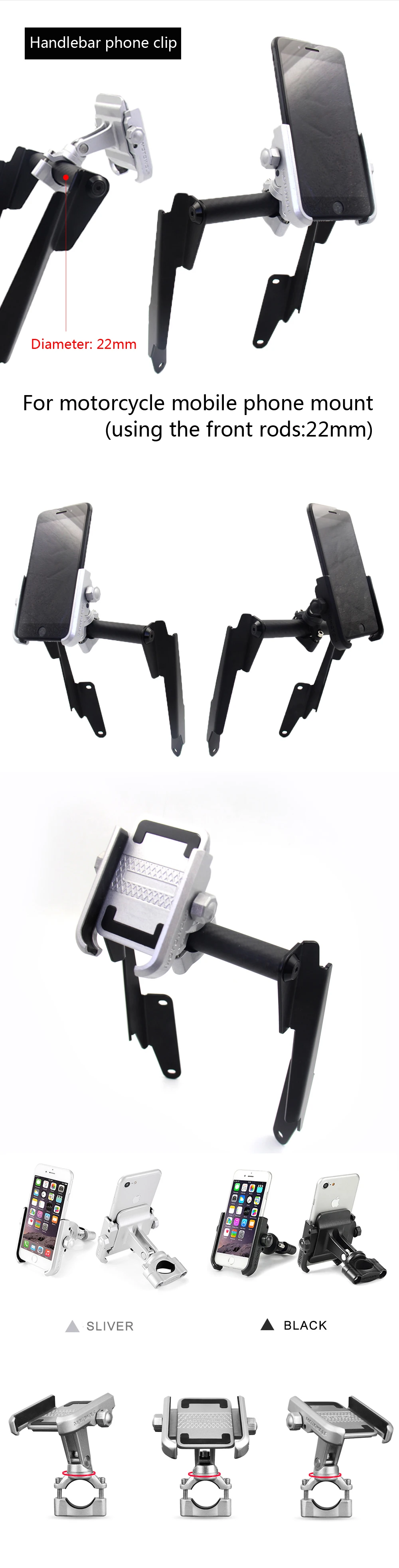 Для HONDA NC750X NC 750X2016- мотоциклетный кронштейн для смартфона gps Держатель навигационный кронштейн