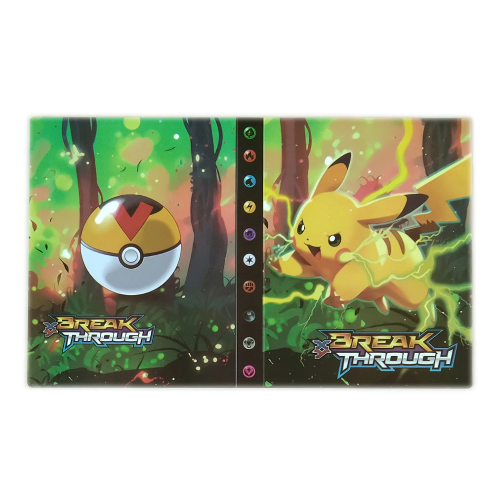 New Pokemon Card Binder Collection Pokemon Cards Album Book Toy Card  Handbook For Pokemon GX EX 30 Page Hold 240pcs|Game Collection Cards| -  AliExpress