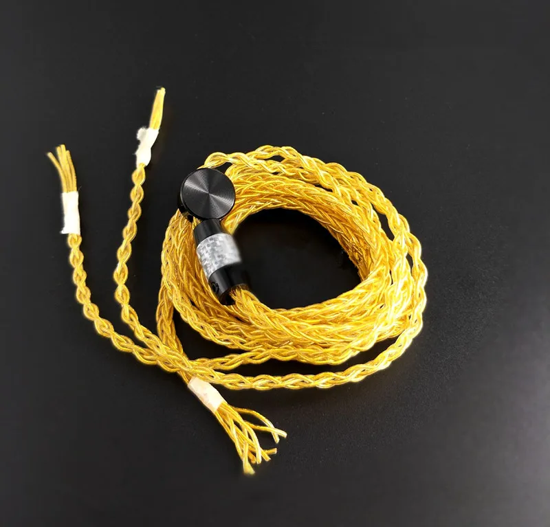 8 core single crystal copper upgrade headphone cable Semi finished braided headphone upgrade line