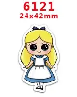 Кабошоны 30 шт мультфильм плоское украшение из смолы pr 2442 - Цвет: 6421