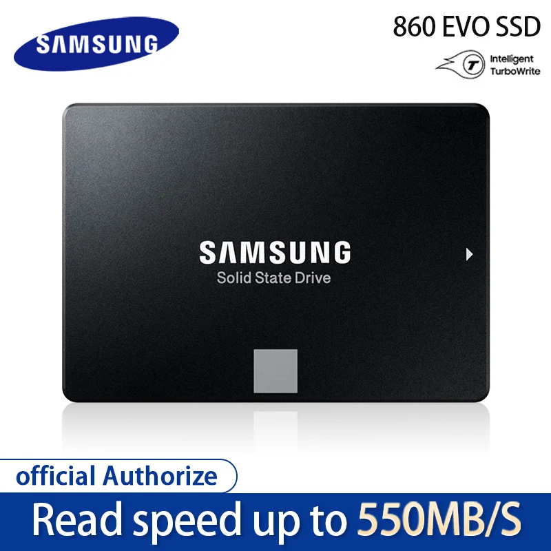 Жесткий диск Samsung 860 EVO SSD на 1 Тб 500 Гб 250 жесткий 2 5 SATA твердотельный накопитель для