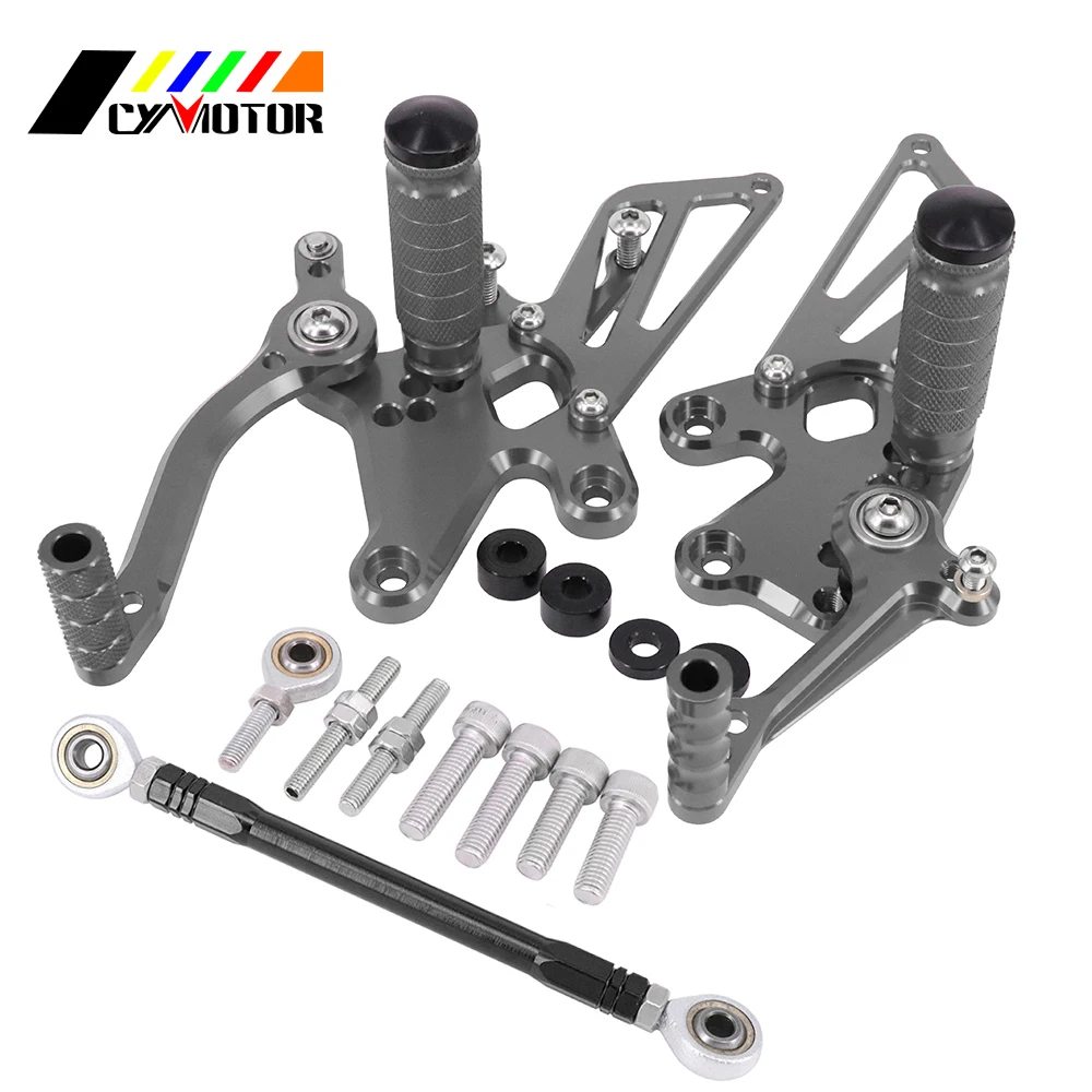 Мотоциклетные регулируемые колышки с ЧПУ для ног KAWASAKI NINJA250R NINJA 250R 2008 2009 2010 2011 2012 09