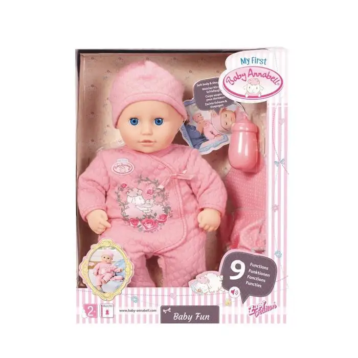 Кукла Baby Annabell Веселая малышка 36 см многофункциональная игрушки для | Игрушки и