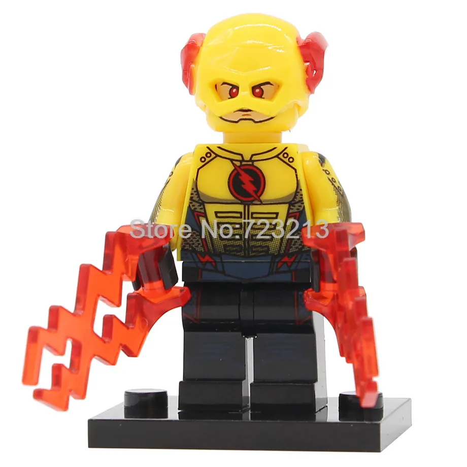 Reverse Flash 20 шт. DC фигурка супергероя над девочкой Лютер Супермен Волшебная собака Vibe Mera Aquaman Killer Frost строительные блоки игрушки - Цвет: Reverse Flash