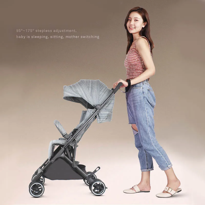 Babyyoya stroller Mini Lightweight Portable Folding Baby carriage 2 in 1 Baby trolley Pocket stroll