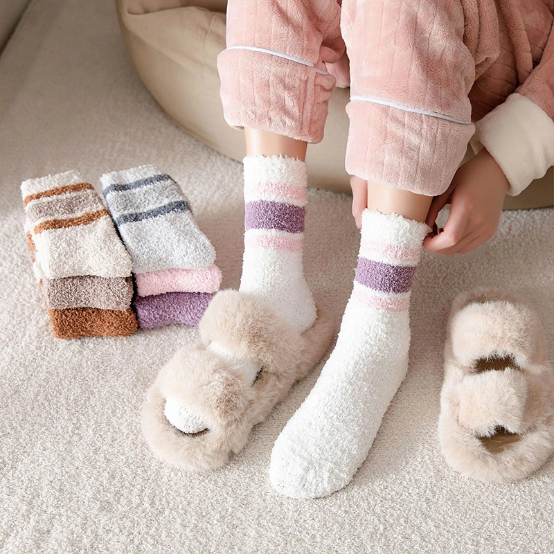 fuzzy thick socks