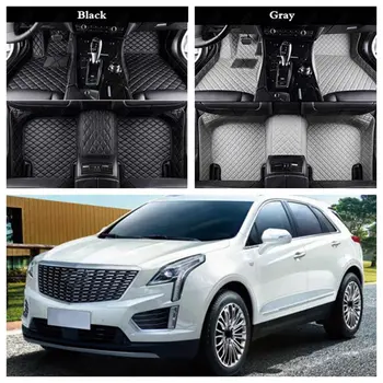 

Luxury Leather Car Floor Mats for Cadillac XT5 XT6 ATS CT5 Escalade SRX XTS XT4 CT6 CTS Auto Carpet Cover Foot Mat Car Floor Mat