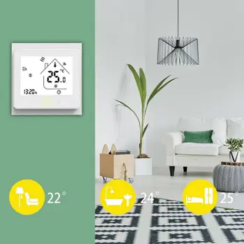 

Smart WiFi Thermostat Temperature Controller for Water/Electric Heating Boiler E7CB