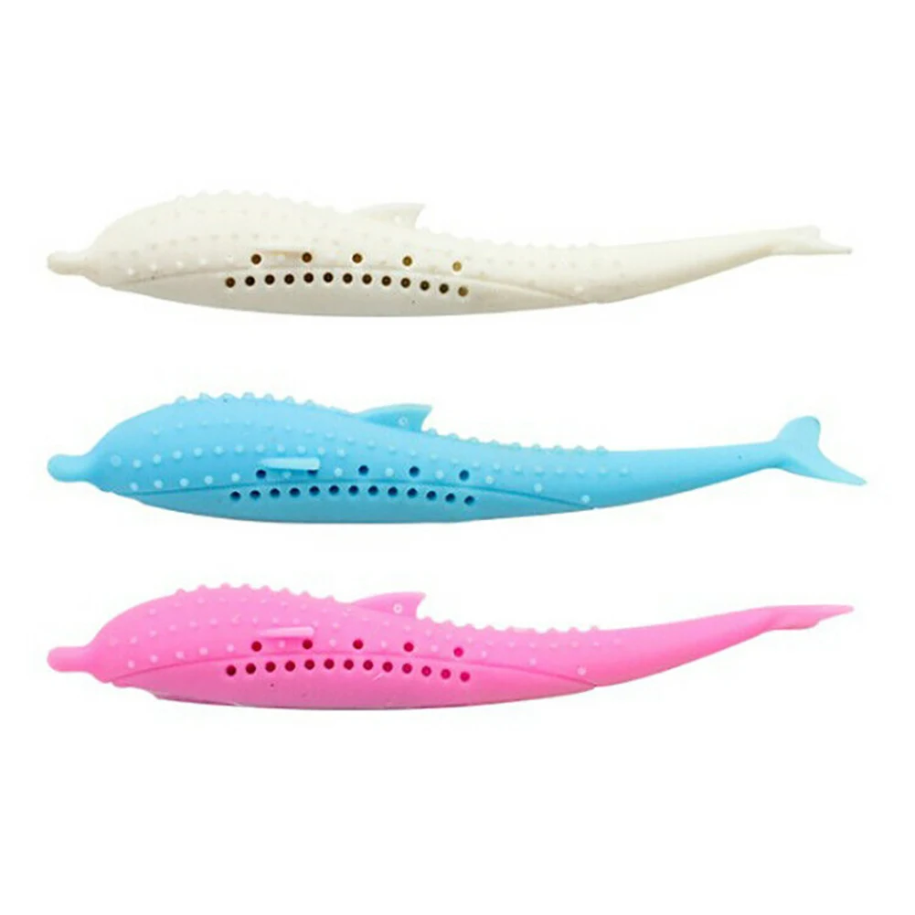 

Cat Toothbrush - opp Bag Pet Cat Toothbrush Toy Fish Shape Catnip Flavor Silicone Molar Stick Teeth Cleaning Toy For Cats Kitten