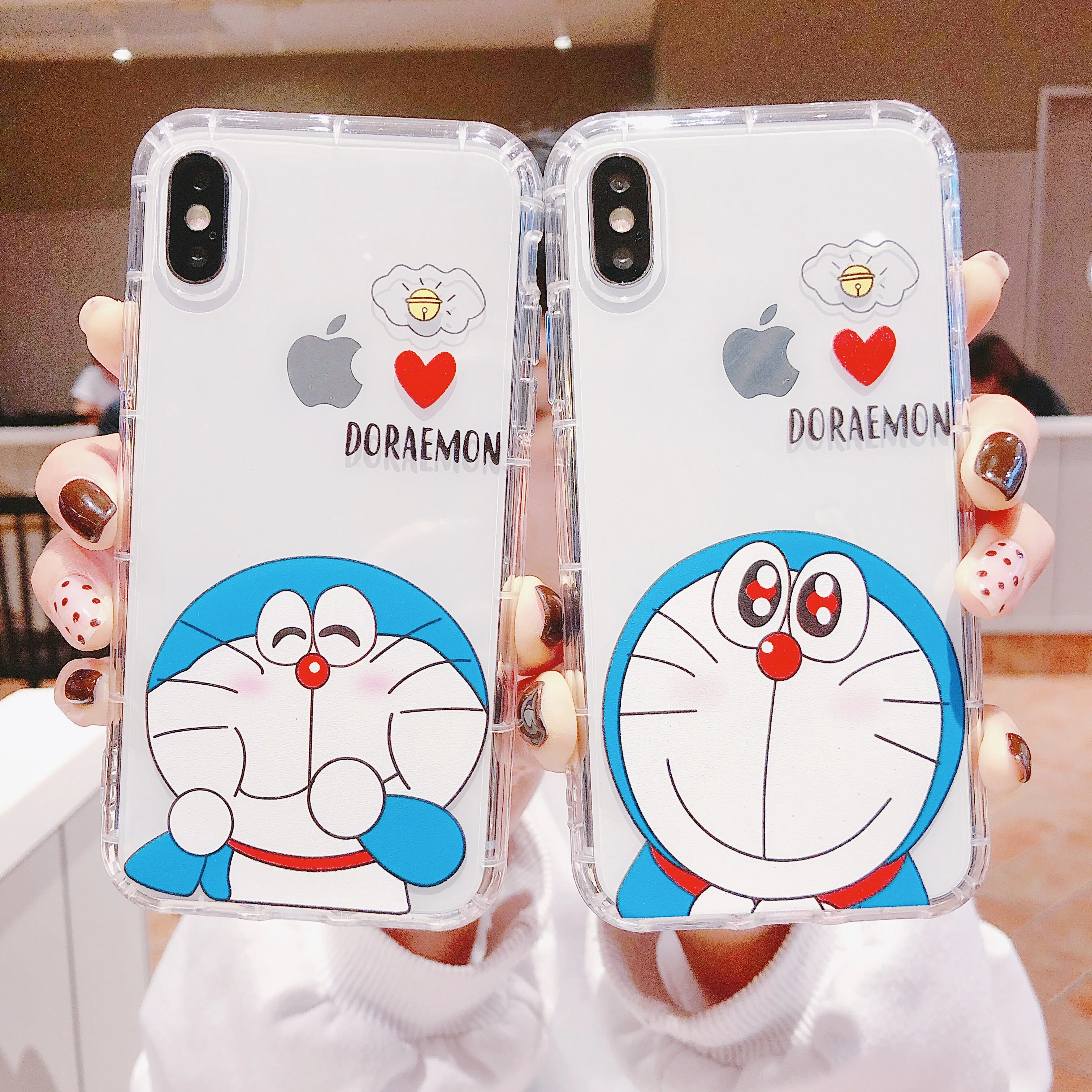 Japan Cute anime Doraemon cartoon phone case for iphone 11 pro Max X XS Xr 7 8 6 6s plus clear Soft silicone cover capa |