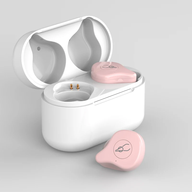 Pink Новые X12 профессиональные Bluetooth 5,0 Наушники Модные Зеленые Мини 3D стерео звук водонепроницаемые спортивные наушники с зарядным ящиком - Цвет: Pink