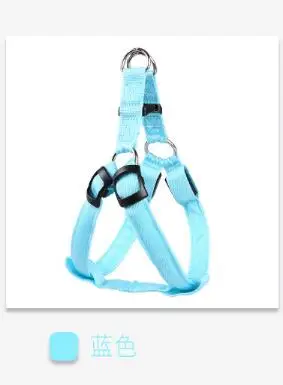 Blue Usb зарядка светодиодный светильник поводок шлейка для домашней собаки нагрудные ремни светящиеся регулируемые ремни безопасности светильник нейлоновый нагрудный ремень - Цвет: Blue