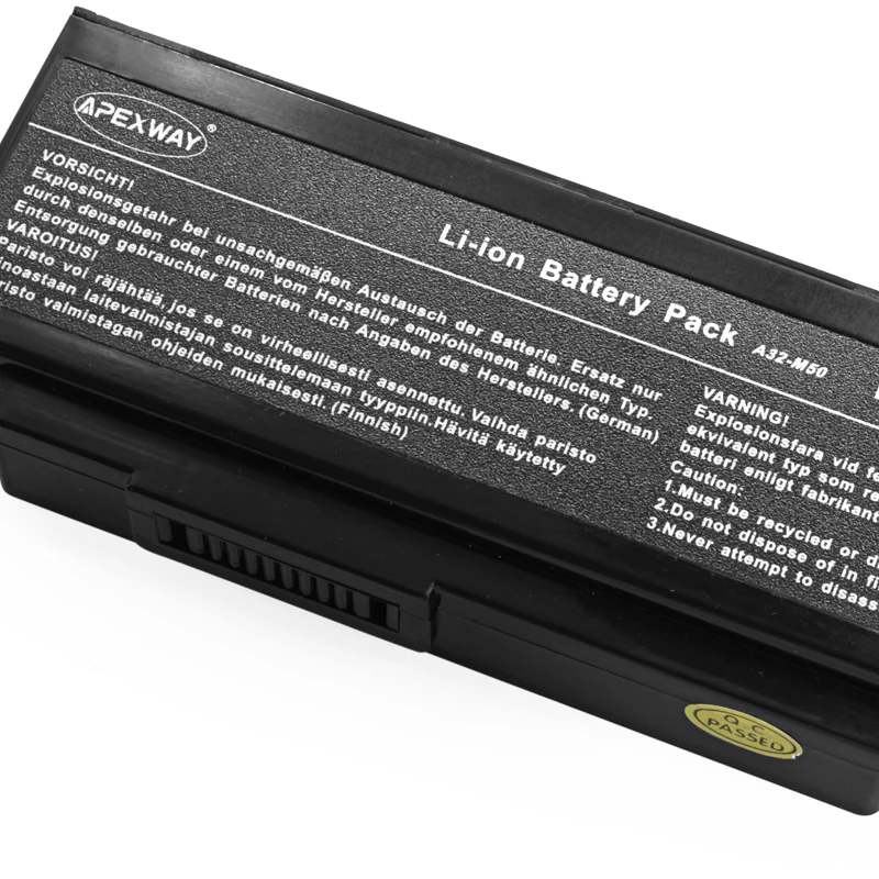 Смартфон ApexWay Аккумулятор для ноутбука Asus N61 N61J N61Jq N61V N61Vg N61Ja N61JV N53 M50 M50s