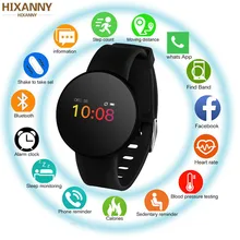새로운 h8 컬러 스크린 유리 심박수 혈액 산소 ip68 방수 스포츠 시계 블루투스 선물 스마트 팔찌 스마트 시계(China)