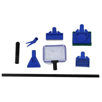 

Aquarium Cleaning Net Gravel Rake Algae Scraper Flant Fork Sponge Set
