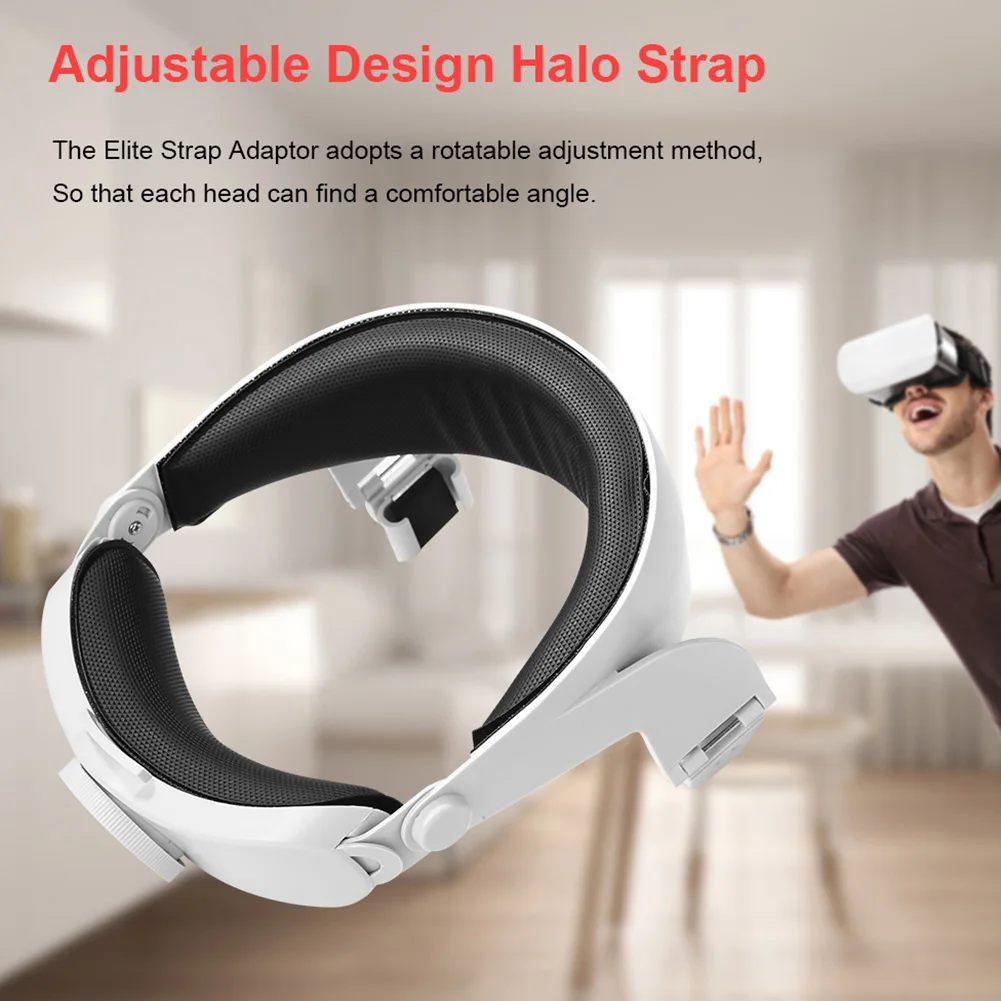 Halo Strap-Correa de realidad Virtual compatible con forcesipport, accesorios para la cabeza, para Oculus Quest 2