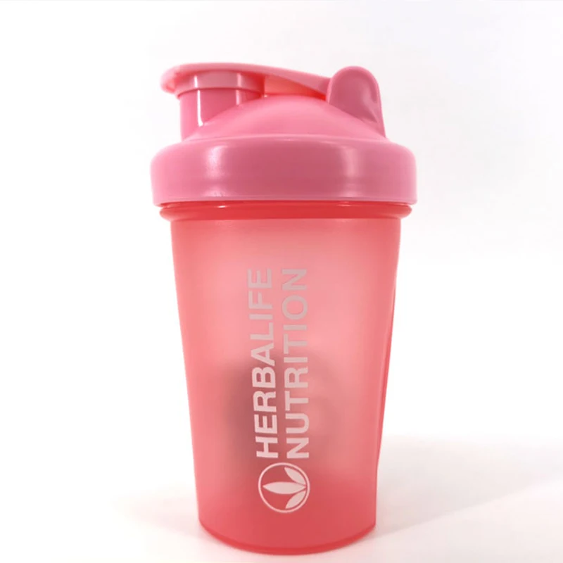 400 мл 500 мл портативный Herbalife Nutrtion прозрачный велосипедный велосипед герметичная Спортивная небьющаяся пластиковая бутылка для воды - Цвет: 400ml 4