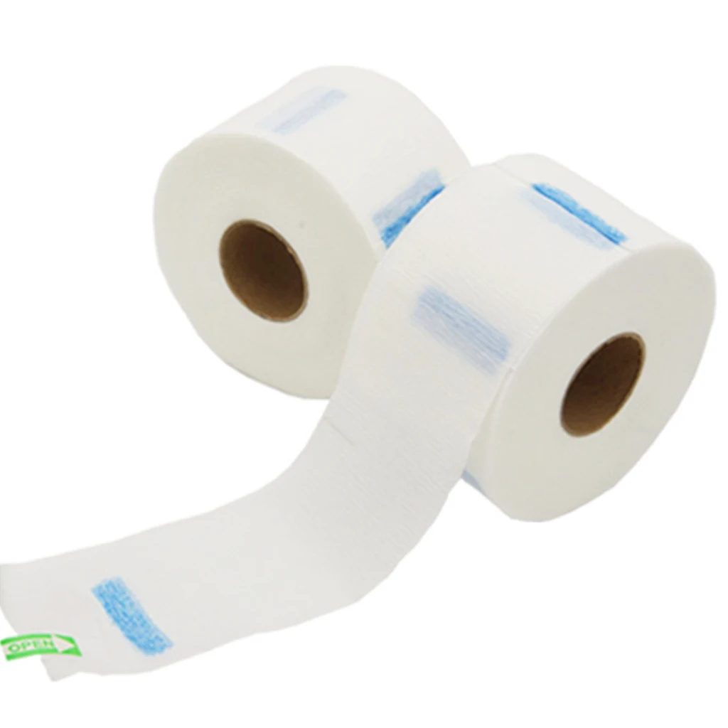 Professional Hairdressing Barbershop Disposable Neck Ruffle Paper 500 Strips/ Set