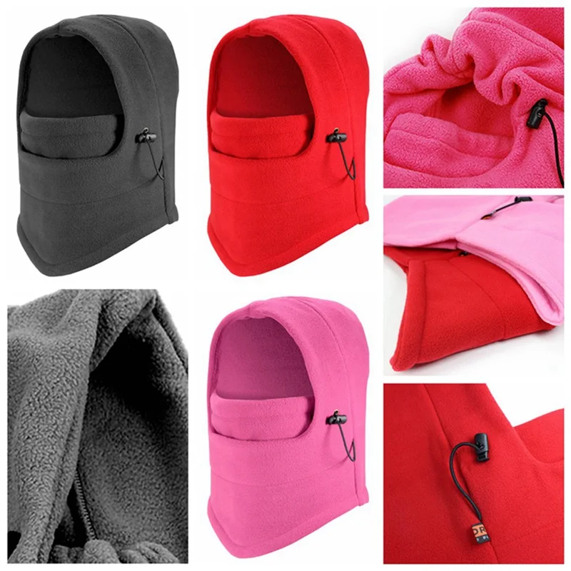 Зимняя теплая Балаклава, шапка Gorro, головные уборы для мужчин и женщин, шапка с капюшоном, шарф, шарф, теплая флисовая маска с черепом, лыжная маска, шапочки
