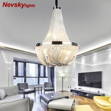 Новая роскошная люстра потолочная для гостиной потолочные люстры в зал Подвесная лампа с навесом в спальню современная бесеребристная подвесная лампа в атриум