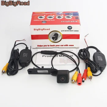 

BigBigRoad Car Rear View Backup CCD Camera For Skoda Superb / Seat Altea 5P5 / 5P8 Leon 1P1 Ibiza 6J Hatchback / Inca 2006-2012