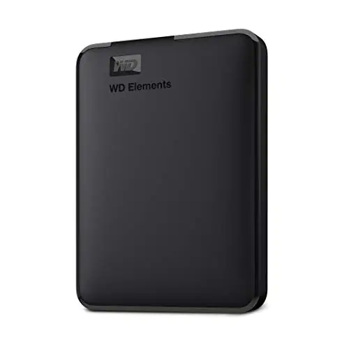 Disco Rigido Esterno Portatile Wd Elements-2 Tb Con Usb 3.0, Colore Nero