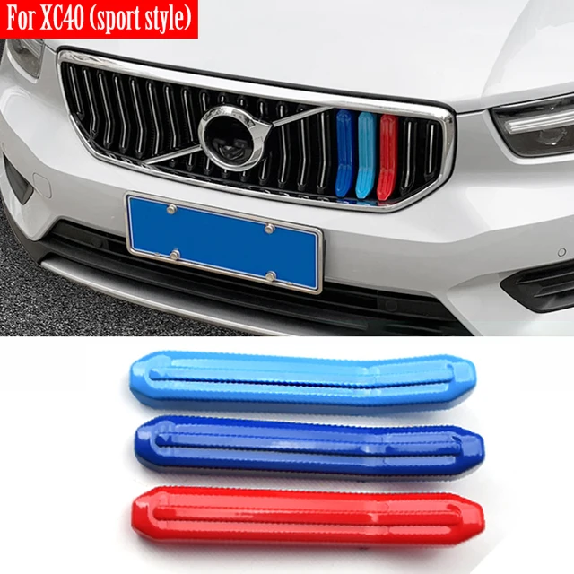 Volvo xc40 xc60 2018 2019 2020用フロントグリル,バンパー装飾 