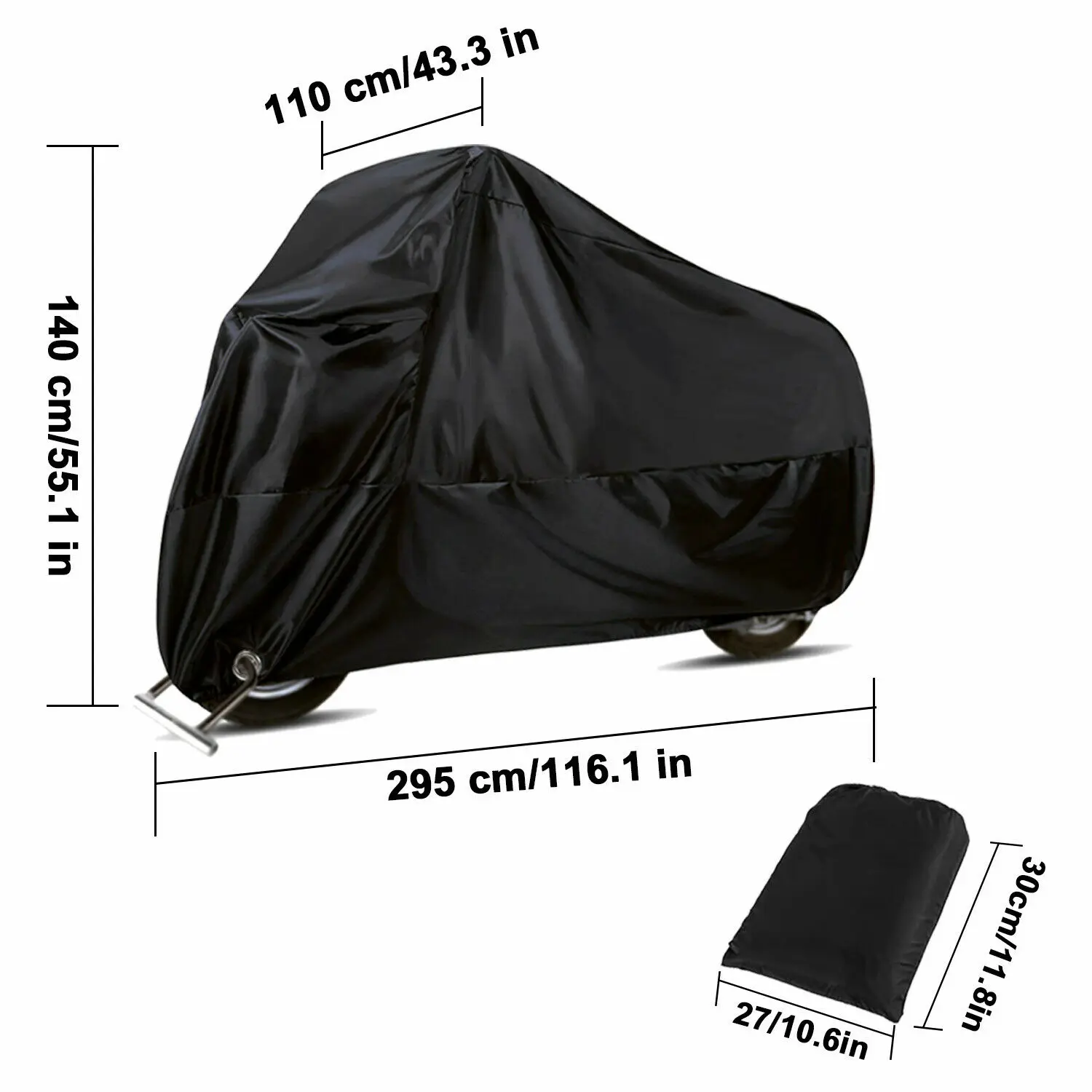 

4XL Waterproof Motorcycle Cover UV Protection For Harley Series Touring Models