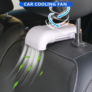 

3Speeds Universal Car Cooling Fan Multifunction USB Easy installation Car Seat Cooling Fan Car rear seat cooling fan