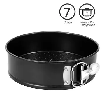 

Non-Stick Cake Pan 4inch Pressure Cooker Instant Pot Springfoam Cake Pan Professional with Removable Bottom Mould Cheesecake