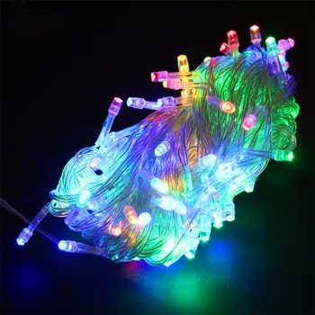 

Sale Led String Light 10M 100LEDs Memory Function LED Fairy Light Wedding Tree Christmas Light Decoracion AC220V Q30