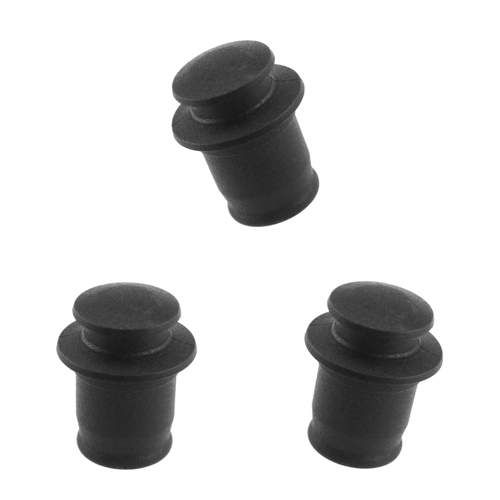 Pack Of 3 ABS  12V Car Cigarette Lighter Socket Plug Dust Cover Cap Fit For Lighter Socket Size: 0.83-0.87