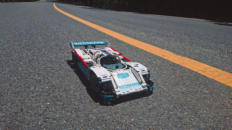 Legoins lepins technology строительные блоки moc 38167 Baosteel 956 Le Mans гоночный автомобиль сборка