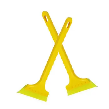 

1Pcs Universal Car Yellow Snow Ice Scraper Vehicle Windshield Windscreen Snow Shovel Removal Brush Cleaning Tool