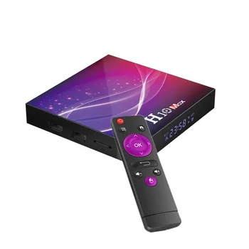 

H10 MAX Smart TV Box Android 10.0 H616 Quad Core 64 Bit 2.4G WIFI 6K HDR H.265 4GB/64GB Android Tv Box