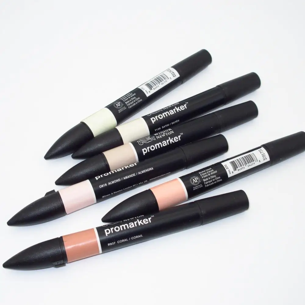 Winsor & Newton Promarker Set Art Markers 6pcs art marker pens art markers