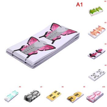 

100PC fish Shape Nail Art AcrylicTips Builder Form Guide Stencil Manicure Tool For Professional Nail Specialist Nail Art Learner