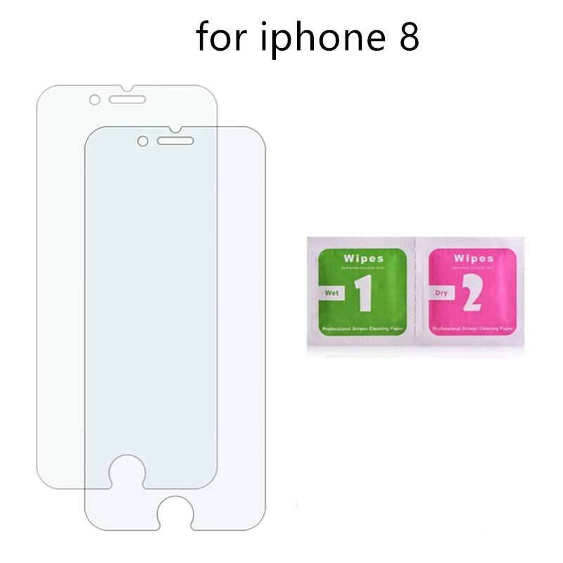 Гарантия качества для iphone 8 переднее закаленное стекло защиты экрана с