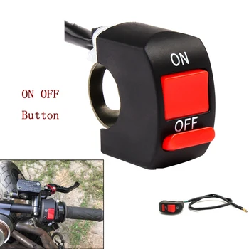 

22mm Universal Motorcycle Handlebar Flameout Switch ON OFF Button For Kawasaki ZX1100 ZX7R ZX9 ZX6 ZX9R ZXR400 ZZR600 ZX10R