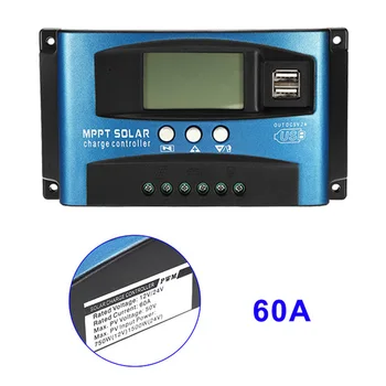 

40A-100A MPPT Solar Panel Regulator Charge Controller 12V/24V Auto Focus Tracking Device SNO88