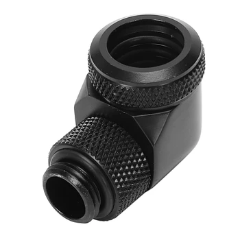 

90 Degree Rotary Hard Tube Fitting G1/4 Adapter For Outside Od14Mm Hard Tube For Water Cooling System