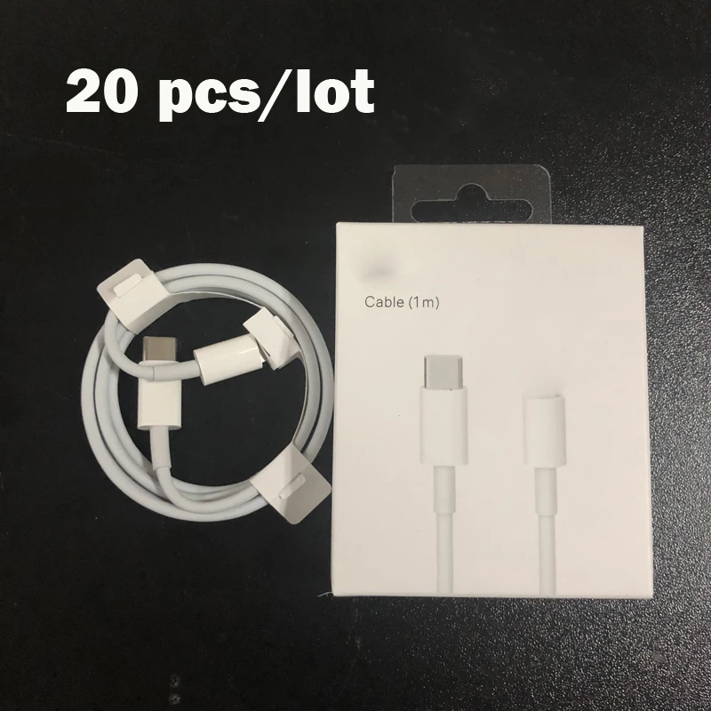 Кабель зарядный PD USB Type-C для Apple iPhone кабель быстрой зарядки 20 шт./лот 12 11 Pro Max X XR 7 6s
