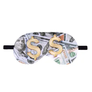 

Unisex Funny 3D Sleep Eye Mask Dollar Letters Gamepad Print Eyeshade Blindfold