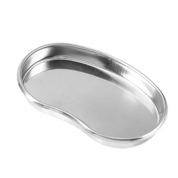 

Stainless Steel Small Kidney Shaped Curved Tray Surgical Use Trays 18×11×2cm Well Polished