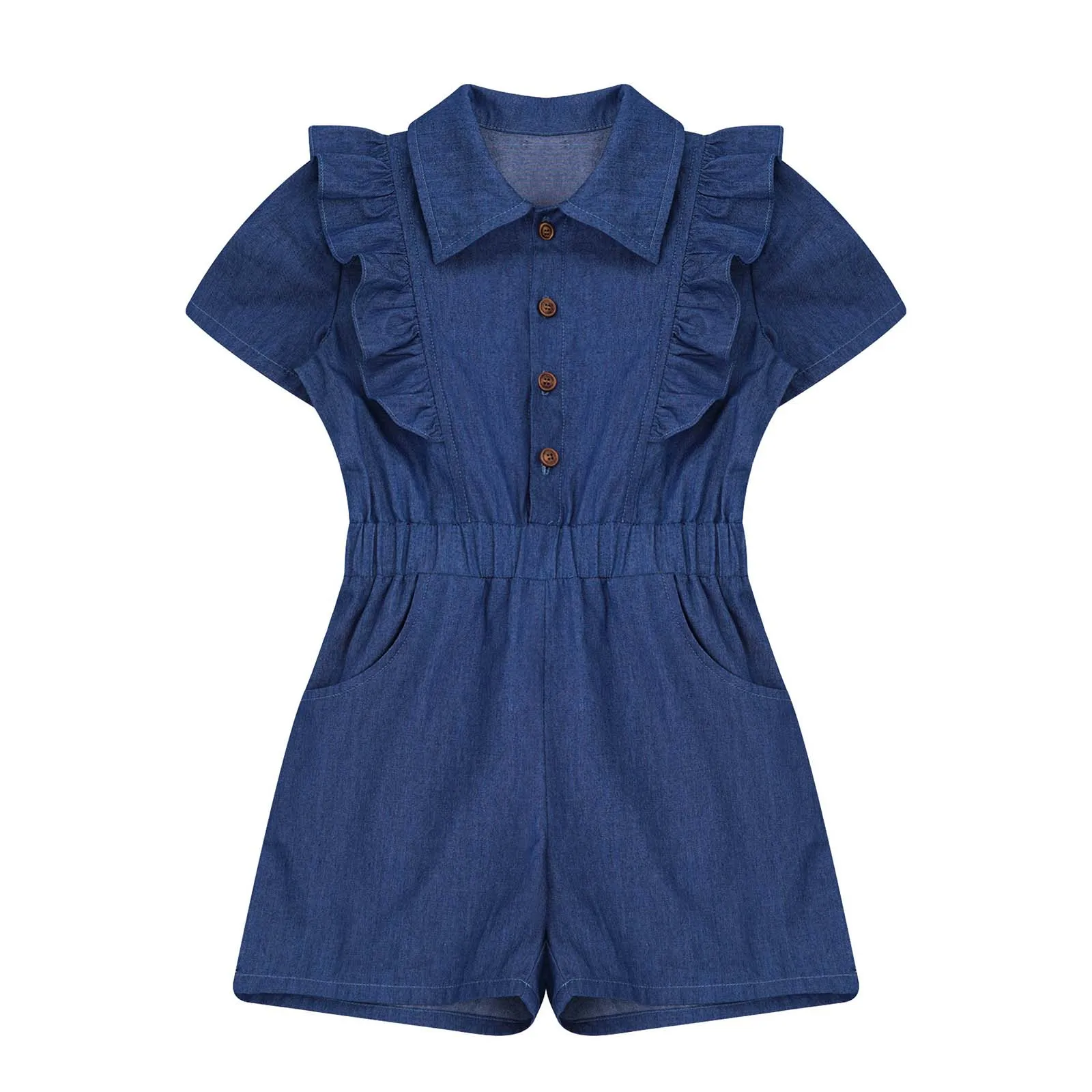 Monos Para Vestir Mono Vaquero Para Niñas Estiloso Y Cómodo