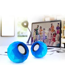 2 шт мини USB проводной динамик маленький компактный стерео компьютер ноутбук звуковая коробка